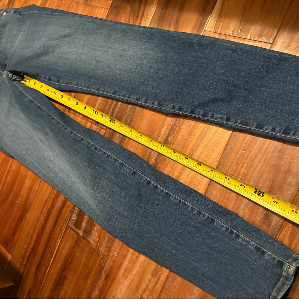 7 For All Mankind High Waist Skinny Jeans Size 26 Blue Denim‎ (0306) - Picture 3 of 9